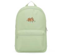 Purple Print House Sleeping Sloth Embroidered Kids Mini Backpack Boys Girls Funny Animal Back To School Nursery Bag, One Size, Pistachio