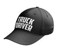 Purple Print House Truck Driver Baseball Cap - Funny Birthday Lorry Driver Gifts for Him - Trucker Hat, One Size, Black