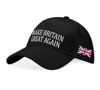 Purple Print House Union Jack Baseball Cap Make Britain Great Again Britain English Pride Unisex Men Women Hat, One Size, Black