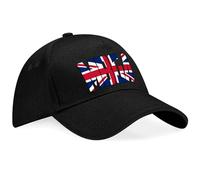 Purple Print House Union Jack MBGA Baseball Cap Make Britain Great Again English Pride Patriotic British Hat for Men and Women Unisex, One Size, Black