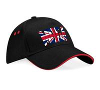Purple Print House Union Jack MBGA Baseball Cap Make Britain Great Again English Pride Patriotic British Hat for Men and Women Unisex, One Size, Black/Red