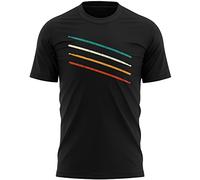 Purple Print House Vintage Drum Sticks T Shirts Mens Music Bands Drummer Gifts Retro Drums Top Tee, L, Black