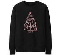 Purple Print House Womens Last Christmas As A Miss 2024 Sweatshirt Christmas Wedding Gift Her Jumper Bride To Be In 2025 Unisex, S, Black