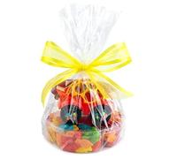 Purple Q Crafts Clear Basket Bags 12" x 18" Cellophane Gift Bags for Small Baskets and Gifts 1.2 Mil Thick… (10 bags)…