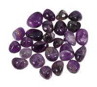 Purple Quartz Tumbled Stones 2-3cm Natural Stone 300g | Irregular Polished Pieces, for Vase Fillers and Aquarium Pebbles, Decorative Use, DIY Crafting