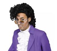 Purple Pain Rock Star Costume Wig Adult Men