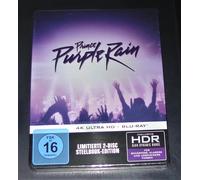Purple Rain With Prince Limited Steelbook Edition 4K Blu Ray + Blu Ray New OVP