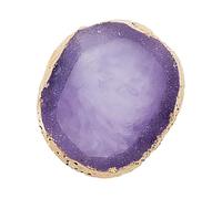 Purple Resin Manicure Color Display Plate for Nail Art Works
