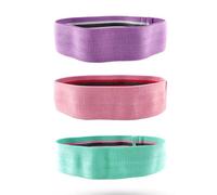 Purple Resistance Hip Band Set for Squats, Glute Training | Polyester and Latex Blend, Anti Slip Design, Portable Lightweight Kit, Warming up Glutes and Legs