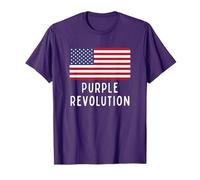 Purple Revolution Patriot American Flag - Together T-Shirt