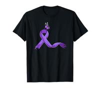 Purple Ribbon Cute - Fibromyalgia Awareness T-Shirt