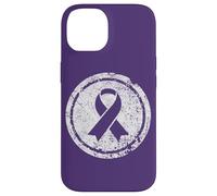 Purple Ribbon Support Survivors Domestic Violence Awareness Case for iPhone 14