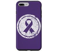 Purple Ribbon Support Survivors Domestic Violence Awareness Case for iPhone 7 Plus/8 Plus