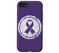 Purple Ribbon Support Survivors Domestic Violence Awareness Case for iPhone SE (2020) / 7/8
