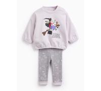 Purple Room On The Broom Sweat Set 6-9 months