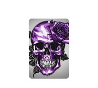 Purple Rose And Skull Printing 10 Pcs Air Freshener Cards,Car Scented Hanging Sheets Air Freshener Set For Car Decoration