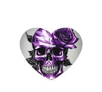 Purple Rose And Skull Printing 10 Pcs Air Freshener Cards,Car Scented Hanging Sheets Air Freshener Set For Car Decoration