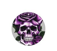 Purple Rose Skull Printing 10 Pcs Air Freshener Cards,Car Scented Hanging Sheets Air Freshener Set For Car Decoration