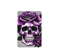 Purple Rose Skull Printing 10 Pcs Air Freshener Cards,Car Scented Hanging Sheets Air Freshener Set For Car Decoration