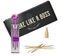 Purple Rose Supply Mini Mold - Compress + Roll Kit for Long, Even Burn - Airflow Skewer, Travel-Ready, Reusable Tool for Perfect Herbal Sessions - Food-Grade & Easy to Clean