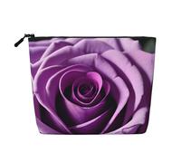 Purple Rose Versatile Travel Toiletry Bag Makeup Bag, Perfect for Daily Use and Business Trips