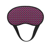 Purple Roses Print Adults Washable Eye Mask for Nap Light Blocking for Home Hotel Airplane Camping