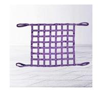 Purple Safety Cargo Lifting Nets, Load Capacity 881-8818 LBS Flat Polyester Tear Resistant Sling Hoisting Webbing Securing Hanging Net Straps Bags for Cranes(1m-2204.6lbs-10cm)