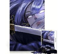 Purple Samurai Woman Jigsaw 1000 Pieces for Adults Cognitive Toy Bonding Time Pattern Assembly Santa Wish Item (50x75cm)