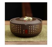 Purple sand ashtray with lids, matte texture ash tray, exquisite creative decoration portable and unique suitable for outdoor and indoor use, windproof.Gifts for