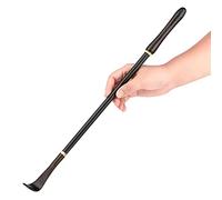 Purple Sandalwood Durable Back Massager, Comfortable Long Handle Back Scratcher, Household Itching Artifact for The Elderly, Body Relaxation Tools(Black*1)
