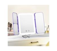 (PURPLE) SEJOY Makeup Mirror LED Lights Adjustable, Rechargeable,for Dorm Dressing Fill light Smart Complementary Makeup Mirror