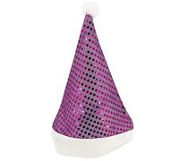 Purple Sequin Santa Christmas Hat