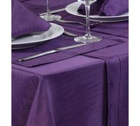 Gr8 Home Set Of 4 Purple Polyester Placemats Dining Table Mats Wedding Hotel Linen Dinner Party