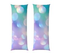 Purple Shine Body Pillow Cover with Zipper, Galaxy Decorative Long Body Pillow Case 20x54 Inches, Soft Cushion Covers for Adults Women Men