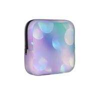 Purple Shine Sanitary Napkin Storage Bag Period Pouch, Discreet Sanitary Towel Holder Galaxy Portable Feminine Pad Organiser for Women, Teen Girls, Travel & School