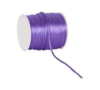 Purple silk rattail cord 2mm x 10 Metres cut from roll