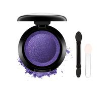 Purple Single Color Glitter Eyeshadow with Brush, Shimmering Pressed Powder, Highly Pigmented Sparkly Eyeshadow for Girls Women, Waterproof and Long-Lasting for Women Party, Stage Looks