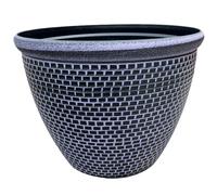 (Purple, Single) Cromarty Plant Pot 36cm Plastic Flower Planter