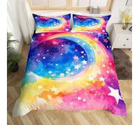 (Purple, Single(No Comforter)) Coffee Gnome Bedding Set Double,Cartoon Gnome for Coffee Lovers Duvet Cover,Brown And White Gnome Comforter Cover for Kids Girls Boys Teens Cute