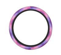 Purple Sky Print Steering Wheel Cover - Car Accessories, Black Steering Wheel Easy Install
