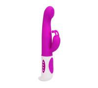 Purple Smart Hugh Love rabbit vibrator, Width 30 mm, Length 220 mm, Department WOMEN