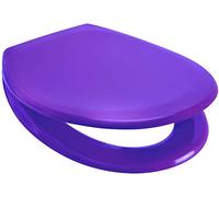 Purple Soft Close Toilet Seat ONE Button Release Duroplast Top/Bottom Fix