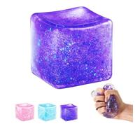 Purple Soft Hand Cube for Quiet Moments, Portable for Desk & Travel