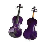 Purple Solid Wood Violin Solid Wood Violin For Beginners Back Maple(4/4)