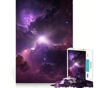 Purple Space 1000 Piece Jigsaw Puzzles for Teenagers Jigsaw Logic Ability Toy Soft Relax Accurate Cut Cherished Gift (50x75cm)