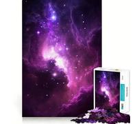 Purple Space 1000 Pieces Jigsaw Puzzles for Adults Smart Toy Home Activity Accurate Cut Wall Art Decor (38x52cm)