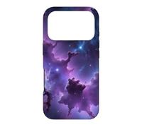 Purple Space Clouds Midnight Dark Matter Vaporwave Case for iPhone 17 Pro