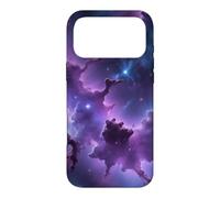 Purple Space Clouds Midnight Dark Matter Vaporwave Case for iPhone 17 Pro Max