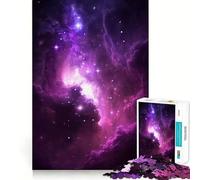 Purple Space Jigsaw Puzzles for Adults1000 Pieces Strong Logic Toy Tension Relief Clear Edge Premium Gift (50x75cm)