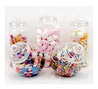 Purple Square 5 Jar Jumbo Retro Pick & Mix Victorian Sweet Shop Candy Buffet Kit Party Pack
